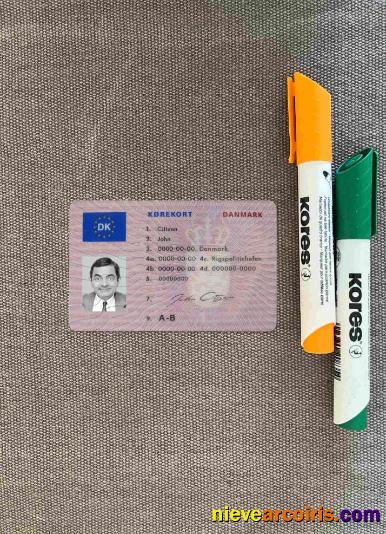 Denmark driving license (1997 - 2013)photolook 